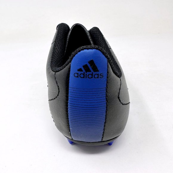 Adidas Goletto VIII FG J Black Blue Kids Youth Size 1 Soccer Cleats GX6906 - Picture 5 of 6